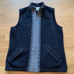 Woolrich womens wool Vest Nordic design size M